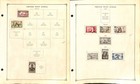 French West Africa Stamp Collection On 13 Scott International Pages 1943-58  bb 