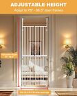 Extra Tall Cat Gate 75 -96 5   Cat Gate Double Acting Door For 33 5 -35 8  Wide