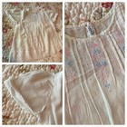 Vtg Lot Of 5 Antique White   Pink Cotton W  Slips   Crochet Dress Sz 6-9 Months