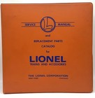 Service Manual And Replacement Parts Catalog Lionel Trains   Acc   Orange Binder