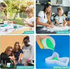 1pc 3pcs 100ml Silicone Measuring Cups Resin Mixing Epoxy Craft Casting Tool