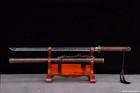 Tang Dynasty Jian Chinese Sword Rosewood Handle Saya 9260 Spring Steel Blade