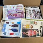 Huge Box Of Cut Or Partial Cut Vintage Sewing Patterns For Child Adult Craft