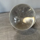 Vintage 5in Clear Quartz Crystal Ball Only No Stand Magic Mystery Oddity Fortune
