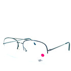Vintage Logo Paris 189-25 605 Eyeglasses Silver Aviator Half Rim 60-12 135 Mm