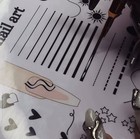 Gel   Acrylic Nail Practice Sheet Reusable Nail Art Training 3d Gel Nail Design 