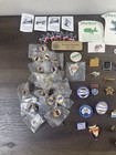 Lot Of 100  Nos And Used Lapel Pins Tie Hat Bag Political Pin   More