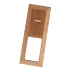 Cedar Wood Adjustable Sauna Room Air Vent Panel For Steam Room Ventilation