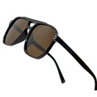 Retro Vintage 70s Sunglasses Men Oversized Yellow Dark Brown Shades Driving 2026