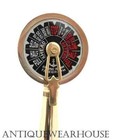 Nautical Solid Brass Telegraph With Wooden Base Vintage Marine Home Decorative