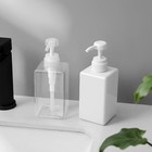 Plastic Pump Bottle Refillable Lotion Soap Dispenser 15oz Clear 2 Pack Sturdy 