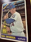 Vintage Lot Of  7  Topps Baseball Cards W george Brett  Swoboda   Poor To Vg-ex 