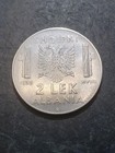 1939 Albania 2 Lek 1939 Very Nice Old Coin  213