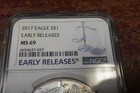 2017 American Silver Eagle Early Releases  1 Ngc Ms69 Uncirculated
