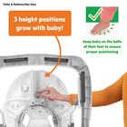 Bright Starts Wanderlights 2-in-1 Baby Walker Blue Green Fast Ship Usa
