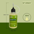 Liquid Soldering Flux For Electronics  No Clean Rosin Flux  Dropper Squeeze Bott
