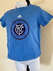 New New York City Fc Infant Size 24 Months Blue Adidas Shirt