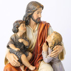 Catholic Jesus With Children Statue  Religious Figure  Inspirational Indoor Home