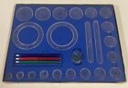 Vintage Kenner Spirograph Classic Drawing Set Blue Tray 99  Complete 1967