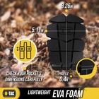 M-tac Knee Pad Inserts For Men And Women  2 Pcs  - 8 Inches X 5 Inches  Black 