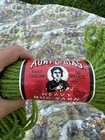 Vtg Aunt Lydia s Heavy Rug Yarn 60 Yds  615 Grass Green Crochet Latch Hook Fiber