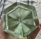 No Chips  Vintage Ship Deck Lighting Prism Green Glass Nautical Pyramid 4 5   