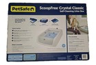      Petsafe Scoopfree Crystal Classic Self-cleaning Cat Litter Box  Gray