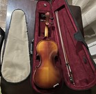 Antonio Stradivarius Violin Copy 4 4 Size With Case And Bow
