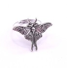 Luna Moth Ring - Adjustable  Insect Ring  Cottagecore  Gift  Bug Ring  