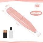 Dog Grooming Clipper Cordless Pet Hair Trimmer Shaver For Hair Around Paws Ears 