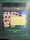 1988 St  Louis Cardinals Yearbook Signed Autos By  7 With Lou Brock Signature