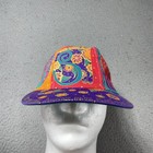 Vintage Laurel Burch Hat Cap Strap Back One Size Youth Multicolor Cat Boho 90s