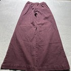 Y2k 2000s Beyond Baggy Jeans Womens Xs 25x30 Stretch Wide Leg Hamilton Burgundy