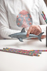 Great White Shark Figurine  Marine World Collection  3  Years