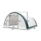 W30 xl85 xh15  Single Truss Arch Storage Shelter 11oz Pe Canvas Building Shelter