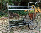 Vintage 1960s Chrome Tea Cart  Bar Cart  Pick Up Only