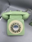 Retro 1960s Landline Telephone Push Button Corded 746 Swedish Green Wild   Wolf