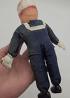 Vtg Us Navy Doll Sailor Fabric Body Made In Japan Plastic 1940s Celluloid 7 5 