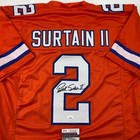 Autographed signed Patrick Surtain Ii Denver Retro Orange Jersey Jsa Coa