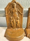 Jennings Brosthers Bronze Bookends Jb 2540 Caritas Art Deco Pair