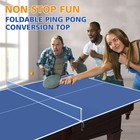 8 5ft  Mid-size Foldable Ping Pong Conversion Top For Indoor Games