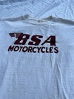 Vintage 1950   s Bsa Motorcycle Dealer T-shirt Niota Tennessee Champion Medium 
