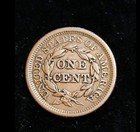 1847 - Braided Hair Large Cent  Actual Coin Shown Has Vf-xf Details