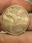 1972 Brazil 20 Cruzieros Silver