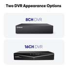 Sannce 16ch 1080p Hdmi 5in1 Dvr Security Camera System Outdoor Exir Night Vision