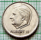Belgium 2000 50 Francs European Football Championship Dutch Text Nickel Km  214
