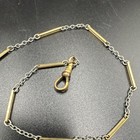 Vintage 1920s German Twist Mechanical Pencil Attached To A Silver gold Chain