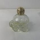 Vintage Empty Avon Magic Pumpkin Coach Cinderella Glass Perfume Bottle W box