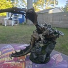 Chromatic Black Dragon  Of Bone And Death  D d  3d Printed  Pro Painted