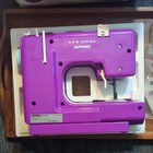 Home Janome Purple Thunder Sewing Machine Model 525b Portable W  Foot Pedal